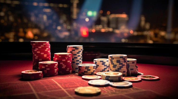 Dealer superjago membagikan kartu Baccarat dengan presisi dari shoe profesional