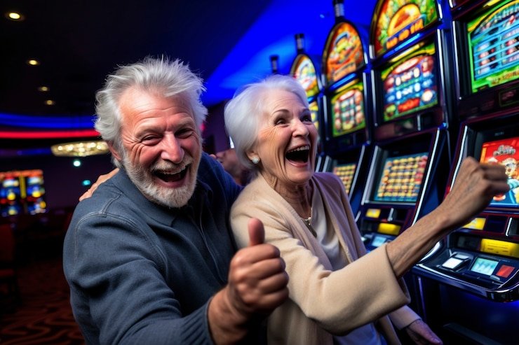Dealer superjago melakukan spin pada roda roulette live